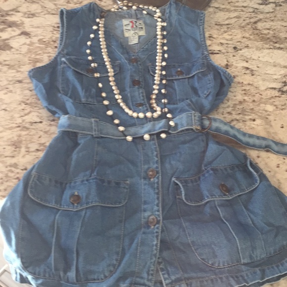 Studio wear great blue jean vest - Picture 2 of 7
